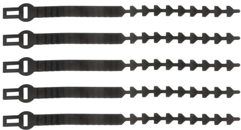 YARNOW Lot de 5 Attaches en Caoutchouc Flexibles 45X2X05 CM pour Branches D’Arbres Fruitiers Sangles de Fixation Solide et Réutilisables Lien de Traction pour Jardinage et Bonsaïs