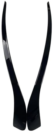 Front Splitter Spoiler Lip 2PCS For CLA Class W117 C117 CLA45 CLA200 220 250 For AMG 2013-2015 Front Bumper Lip Spoiler Body Kit Tuning Accessories(Gloss Black)