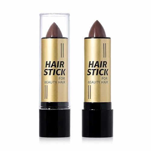Auburn Brown Hair Colour Stick, Waterproof Sweatproof Root Touch-Up Pen | Grey coverage with precise application for roots, hairline, temples and parting, for daily touch-ups and special occasions