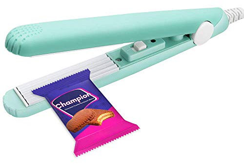 Mini Thermo-Versiegelung für Lebensmittelbeutel, tragbare Mini-Versiegelungsmaschine für Tasche, Smart Control Heizfolie zum Aufhängen von Lebensmitteln (grün)