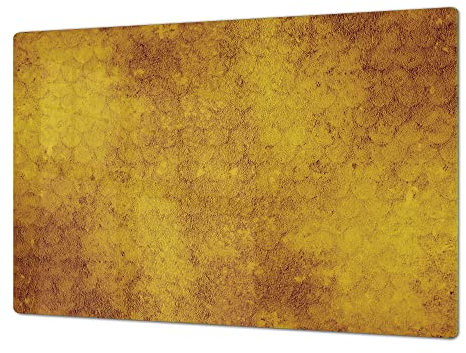 Enormous Tempered Glass Chopping Board - Induction Cooktop Cover – Single: 80 x 52 cm; Double: 40 x 52 cm; DD36 Textures and Tiles 2 Series