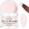 120 g Acrylpulver, klares Acrylnagelpulver 4,23 Unzen großes Fassungsvermögen, professionelles Polymer für 3D French Nail Manicure Extension Nail Carving, langlebige Beauty-Geschenke (Pink)