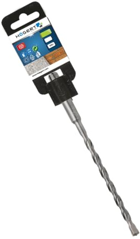 Högert Technik - Punte professionali SDS+ calcestruzzo BX2 8 x 400 mm | 2 tagli, per foratura su mattoni, pietra, ceramica, cemento e cemento armato.