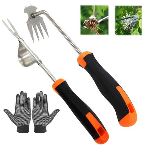 Désherbeur Manuel,2 Pièces Arrache Pissenlit,Outil De Désherbage Manuel,Arrache Mauvaise Herbes,Désherbage outil,Désherbage rapide,Extracteur Mauvaises Herbes,Outil Arrache Mauvaises Herbes (B)