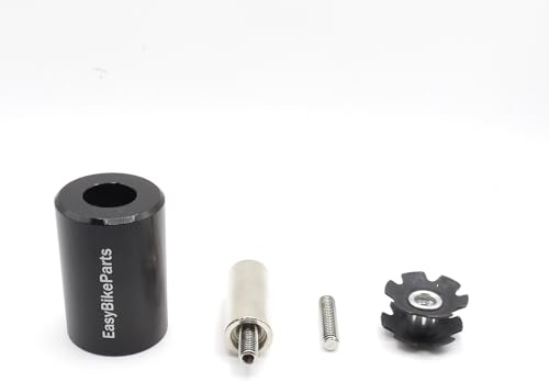 Easybikeparts Cykelgaffel stjärnmutterset cykelheadset stjärna mutter cykel 1 1/8 tum gaffelinstallatör för mountainbike hybridcykel 4 st