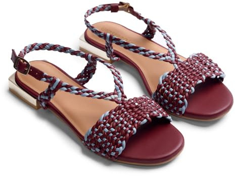 GIOSEPPO Lodwar T-Strap da donna, blu, 3,5 UK