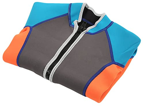 Aolidsive Muta per Bambini in Neoprene a Maniche Lunghe, Mantiene Al Caldo, Protezione UV per Ragazzi e Ragazze, Taglia 6, Ideale per il Surf e il Nuoto (taglia 10)