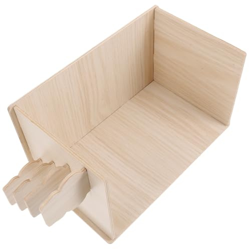 Artibetter Casa de Madera con Accesorios Hamster Ruso para Hámster Escondite Cómodo y Funcional para Pequeños Roedores en Suministros para Ratas