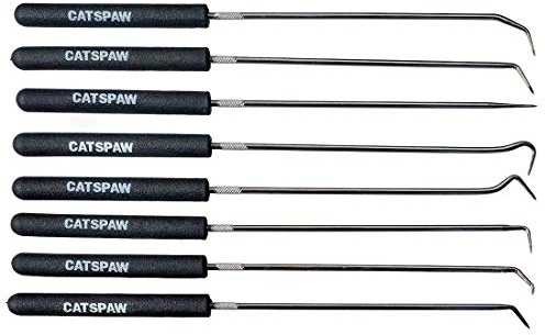 Mayhew Tools 17990 Hook & Pick Set,9-3/4” Long, 8-Piece, multi, one size