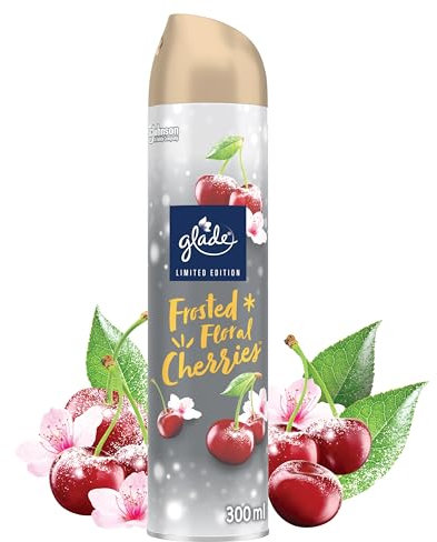 Glade Air Freshener, Aerosol Room Spray and Odour Eliminator for Home, Floral Cherries, 300ml