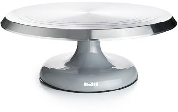 IBILI - Piatto girevole Prof per torte, 29 cm, alluminio