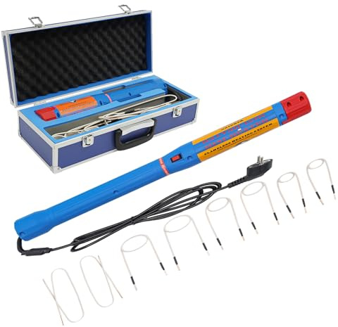 Riscaldatore a induzione, 1100 W, a induzione, rimozione dei bulloni, strumento di rimozione dei bulloni a induzione, con 8 bobine per auto, camion, camper, autobus, camper (A2)