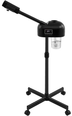 CLEADONG Gesichtsdampfer 360°, Gesichtssauna Porenreiniger Dampf Spa Maschine Luftbefeuchter Schönheit, Gesichtssauna Verdampfe mit Trockenbrandschutzfunktion