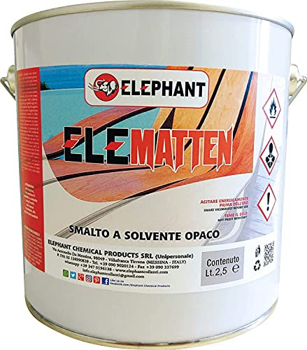 Vernis à solvant mat eLe Matten 2,5lt – pour intérieur extérieur en bois