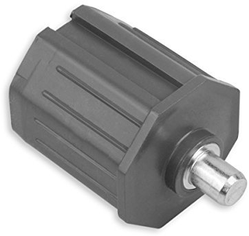 DIWARO® Walzenkapsel aus Kunststoff mit verzinktem Zapfen | Schlüsselweite SW 60 | Länge 40 mm |für Achtkant Stahlwelle | Zapfendurchmesser 12 mm