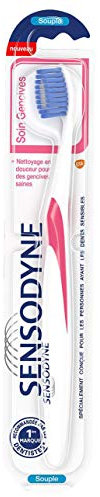 Sensodyne - Spazzolino da denti, cura gengivale, per denti sensibili, morbido