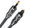 EMK - Cable Toslink a Mini Toslink de 3,5 mm SPDIF óptico de 3,5 mm a adaptador de cable de audio óptico para Home Theater (1M, Óptico Mini Toslink de 3,5MM, Negro)