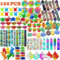 SXFENG 122PCS Kindergeburtstag Mitgebsel Set, Kindergeburtstag Gastgeschenke,Give Aways Kindergeburtstag, 13 Verschiedene Typen Party Mitgebsel Kindergeburtstag Geburtstagsdeko (122pcs Gemischte)