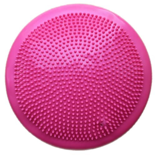 eBoutik - Strong Balance Board for Core Strength & Back Pain Relief – Adult Non-Slip Wobble Fitness & Rehab – Wellness for Home Workouts Gym & Posture Support - PINK