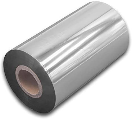 vhbw 1x Thermotransfer-Band kompatibel mit TSC TE310, TE300, TE210, TTP-2410M Drucker Etikettendrucker, Wischfest, 110 mm x 300 m, Wachs Harz Schwarz