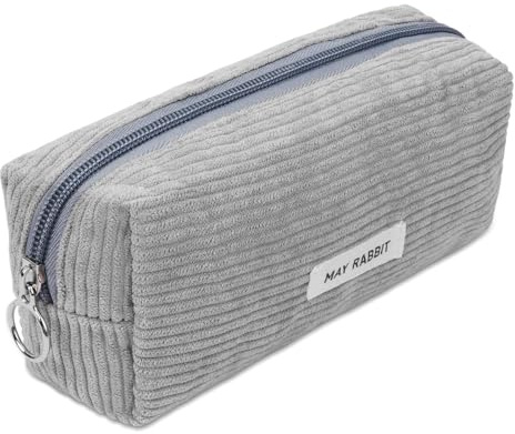 OFFCUP Astuccio Portapenne, 19 x 7 x 6 cm Astuccio, Astuccio Matite Piccolo Borsa di, Proteggere i Tuoi Strumenti di Scrittura, Penne, Matite, Pennelli e Trucchi, Auricolari, Cavetti (Cenere)
