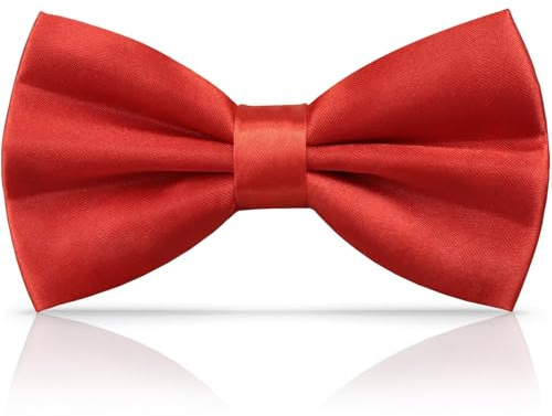 PROPOG Bow Ties for Men, Adjustable Mens Bow Tie Classic Bow Tie Solid Color Pre-Tied Kids Mens Tie for Parties Wedding
