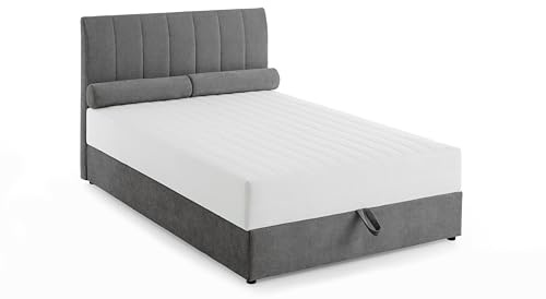 Stauraum- Boxbett Alicia mit Kissenrolle