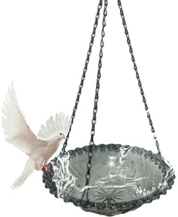 Dtaigou Abreuvoir pour Oiseaux - Petit Bain d'oiseaux,Décoration De Jardin pour Mangeoire Et Abreuvoir Oiseaux Bassin Extérieur Terrasse Pergola Pavillon Intérieur