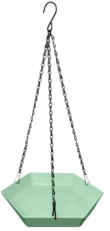 Drinker De Pájaros Con Ganchos - Distribuidor De Semillas Moderna Para El Exterior | Jardín De Decoración De Piscina Suspendible Para El Balcón De La Ventana Terrace Patio Observación De Pájaros Pájar