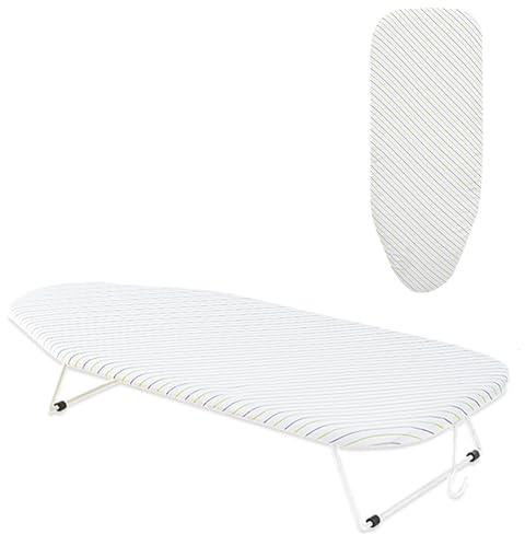 Tabla de Plancha de Pared con Gancho, Mesa Planchar Plegable con Estructura de Acero Inoxidable para Planchar Ropa, Panel Grande para Oficina y Dormitorio
