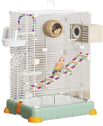 Flight Cage Luxury Villa Bird Cage for Parrots Complete New Type Birdhouse & Nest