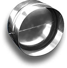 Valvola di non ritorno valvola di non ritorno connettore di ventilazione in metallo rotondo sistema Ø 125