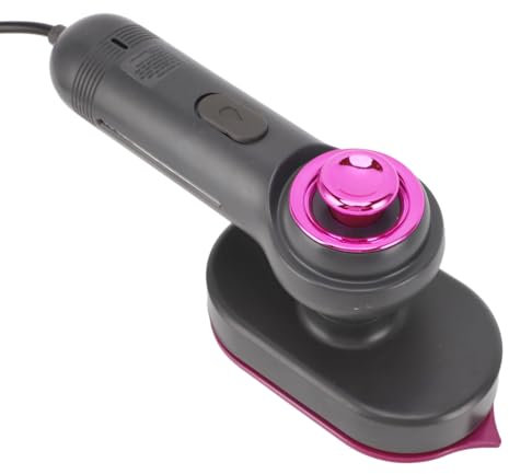 Fockety Mini Stiratrice, Mini Ferro da Stiro Portatile da 60 Ml con Maniglia Girevole a 90°, Leggero, Bagnato e Asciutto Ferro da Viaggio Micro Vapore per Casa Viaggio attività (Spina