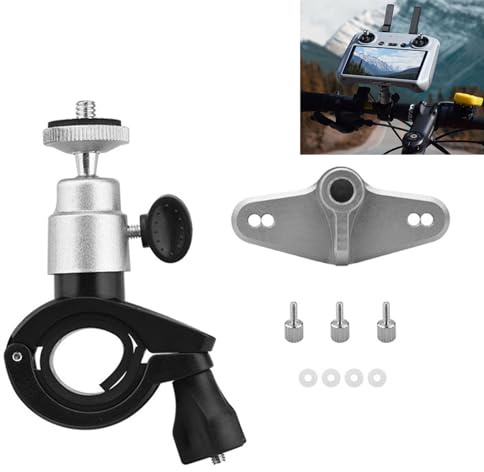 LICHIFIT Cykelstyre montering DJI RC 2/RC fjärrkontroll ridfäste cykelhandtag stöd cykelstativ hållare för Insta360 för GoPro sportkamera