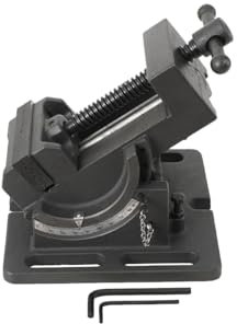 YILIKISS Tilting Drill Press Vice 3 Inch 75mm, Pillar Drill Machine Milling Tilting Angle Vice for Steel Work Workbench Table Bench Clamp Benchtop 4021633
