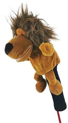 Golf Club Covers Funny Plush Animal Head Covers for woods and driver,Golf Club Supplies Gear Accessory for Women and Men