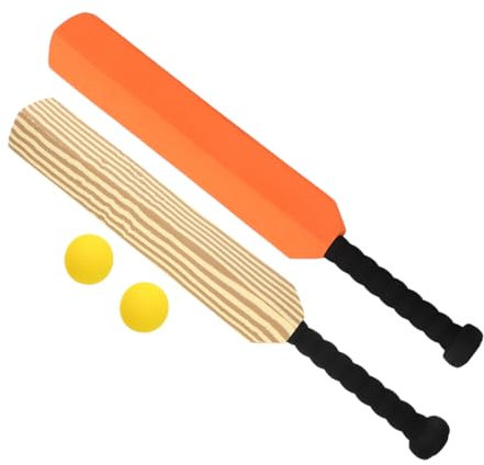 YARNOW 1 Juego Conjunto Deportivo De Murciélago Mini Juguete Bate De Espuma Suave Bates De Cricket Tocones De Grillo Equipo De Grillo Equipo De Críquet para Raqueta Eva