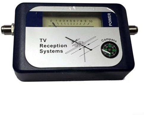 Hasaller TV Antenna Signal Meters 95DT DVB-T Antenna Signal Finder Terrestrial TV Antennas Signals Power Strength Meter Digital TVs Signals Strength Detector Pointer TVs Reception Detector