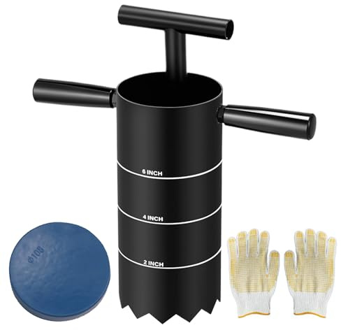 Cutter de trous de golf | Machine de perforation avec poignée amovible, excavatrice de trous pour extérieur de 2/4/6 pouces, pour terrain de pratique en plein air, patio arrière