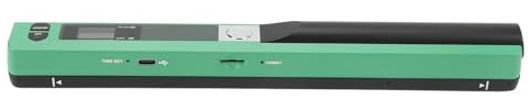 Cocoarm Bärbar Skanner, Handhållen Bildskanner med USB-överföring, 300DPI 600DPI 900DPI Upplösning, Idealisk för affärs- och Biblioteksanvändning (Grön)