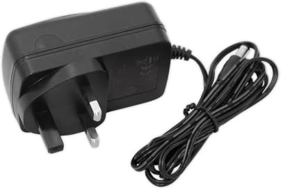Sealey E/START2A Electrostart Smart Charger Adaptor 15V 2A, Black