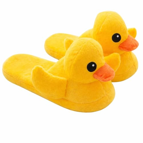eBoutik - Super Soft Duck Slippers for Adults – Comfortable Cute Ducks Animal Slippers – Warm Indoor House Shoes – Fun Gift (UK3-5)