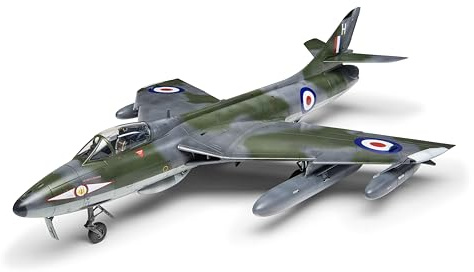 Airfix Model Set - A09192 Hawker Hunter FGA.9/FR.10/GA.11 Model Building Kit - Plastic Plane Kits for Adults & Children 8+, Set Includes Sprues & Decals - 1:48 Scale