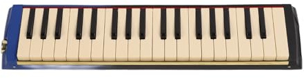 Instrument Mélodica à 37 Touches, Double Tubes Souples, 2 Pièces, Embout, Clavier de Piano à Air Mélodica avec Sac de Transport