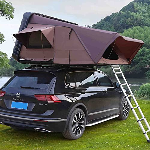 Tienda de campaña de techo para acampar al aire libre, plegable automático, aleación de aluminio resistente a la lluvia, tienda de campaña autónoma
