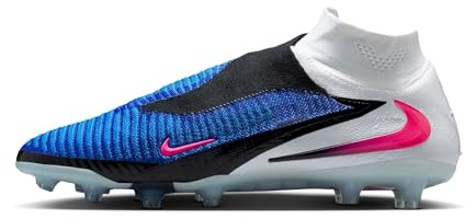 Nike Phantom 6 High Elite HQ2329 - Scarpe da Calcio per Erba Artificiale, Racer Blue Pink Blast White, 44 EU