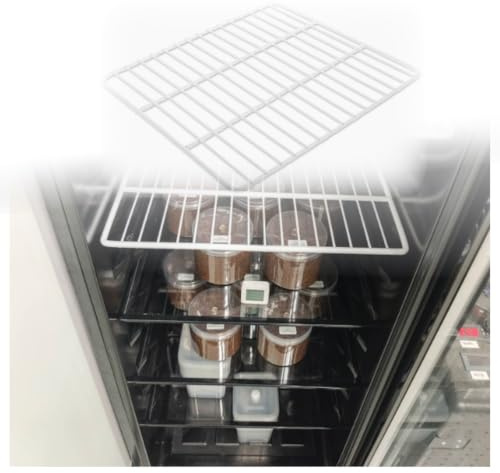 Grille de réfrigérateur en acier plastifié, rangement congélateur | Étagère grillagée, plusieurs dimensions, pour réfrigérateur, congélateur et vitrine réfrigérée(45cmX40cm/17.7inX15.7in)