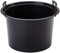 MELTOM Einsatz Pflanzeinsatz für den Topf mit Griffen Rund Größe 3XL (DxH) 35,7 cm x 22 cm Schwarz
