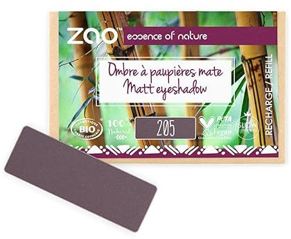 Zao Ombretto Refill rettangolo 205 Viola Scuro Donna