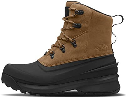 The North Face Chilkat V Lace-Up Waterproof Snow Boot, Utility Brwn/Blk, 11